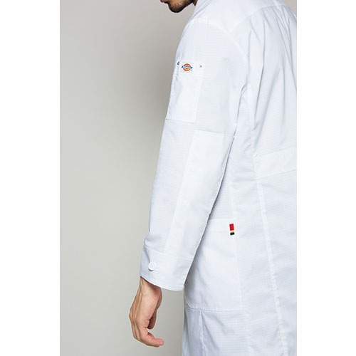 ドクターコート 白衣 1537PR メンズシングルコート ディッキーズ Dickies FOLK メンズ 男性用 長袖 ロング丈 医師 病院 薬剤師 薬局 医療用 制服 ユニフォーム 襟 ポケット 名入れ おしゃれ かっこいい おすすめ