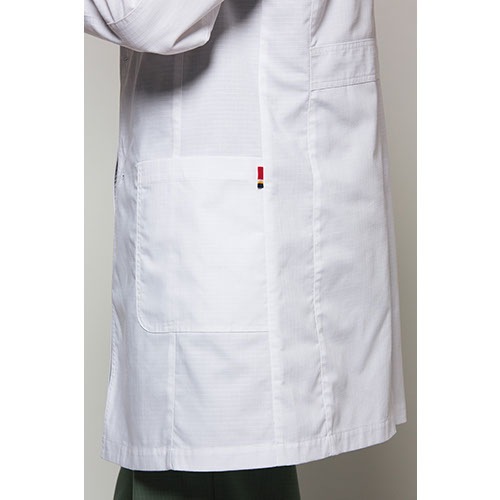 ドクターコート 白衣 1537PR メンズシングルコート ディッキーズ Dickies FOLK メンズ 男性用 長袖 ロング丈 医師 病院 薬剤師 薬局 医療用 制服 ユニフォーム 襟 ポケット 名入れ おしゃれ かっこいい おすすめ