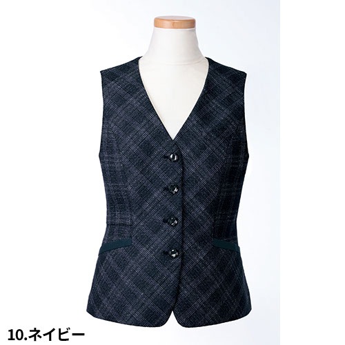 ベスト 事務服 医療事務 制服 ユニフォーム YAGI ヤギ ベスト U5323 おしゃれ かわいい 病院受付 クリニック オフィス ビジネス