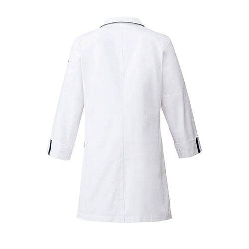 ドクターコート 白衣 1538PP メンズシングルコート ディッキーズ Dickies FOLK メンズ 男性用 長袖 ロング丈 医師 病院 整骨院 薬剤師 医療用 制服 ユニフォーム ストレッチ パイピング おしゃれ かっこいい おすすめ