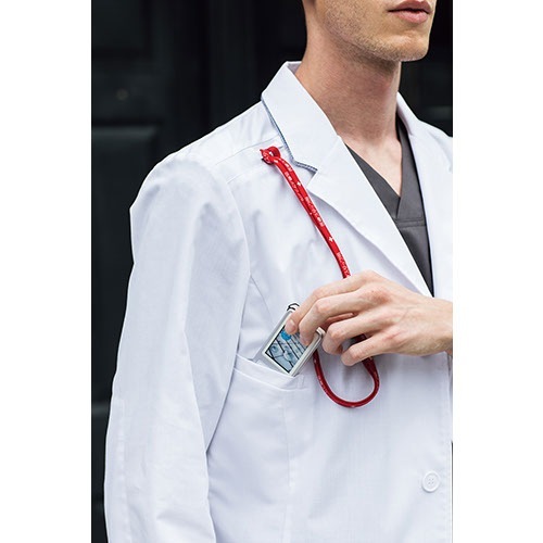 ドクターコート 白衣 1538PP メンズシングルコート ディッキーズ Dickies FOLK メンズ 男性用 長袖 ロング丈 医師 病院 整骨院 薬剤師 医療用 制服 ユニフォーム ストレッチ パイピング おしゃれ かっこいい おすすめ