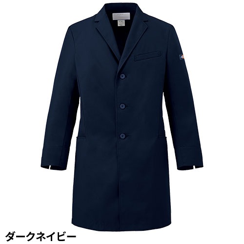 ドクターコート 白衣 1541NP メンズシングルコート ディッキーズ Dickies FOLK メンズ 男性用 長袖 ロング丈 医師 病院 エステ 薬剤師 医療用 制服 ユニフォーム ボタン カジュアル おしゃれ かっこいい おすすめ 通販