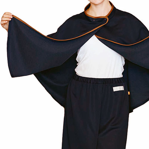 検診ケープ 患者衣 検診衣 ナガイレーベン FK-1480 病衣 入院着 患者着 じんべい 甚平 パジャマ ケープ レディース 女性用 検査 検診 健康診断 入院 患者 院内着 病院 介護 おしゃれ かわいい 可愛い