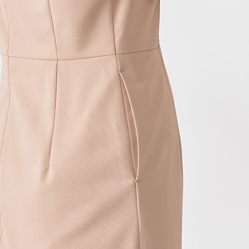 ワンピース 医療用 看護師 ナース ナース服 ナースウェア unite ユナイト チトセ ワンピース（六分袖） FR-0001 かわいい クリニック エステ サロン おしゃれ かわいい医療 制服 ユニフォーム 病院