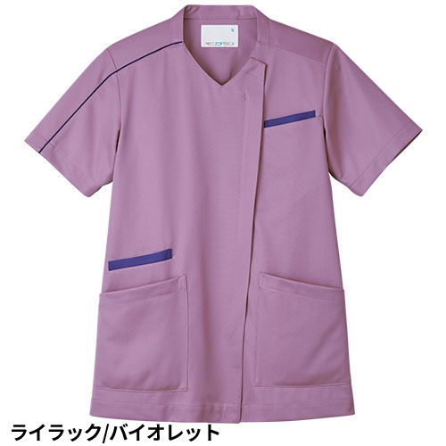 スクラブ 白衣 メンズ レディース 男女兼用 ユニセックス 住商モンブラン スクラブ 兼用 半袖 MS003-1272、MS003-2123、MS003-5253 医療 制服 ユニフォーム 医者 医師 看護師 ナース 病院 おしゃれ かわいい 可愛い かっこいい医療用 前開き ファスナー クリニック