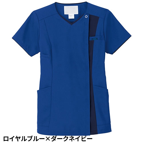 ZiPSCRUB レディスジップスクラブ 白衣 医療 7023SC FOLK フォーク レディース 女性用 半袖 医者 看護師 ナース ナース服 研修医 医療用 人気 制服 ユニフォーム ファスナー 速乾 病院 介護 可愛い かわいい おしゃれ 動きやすい