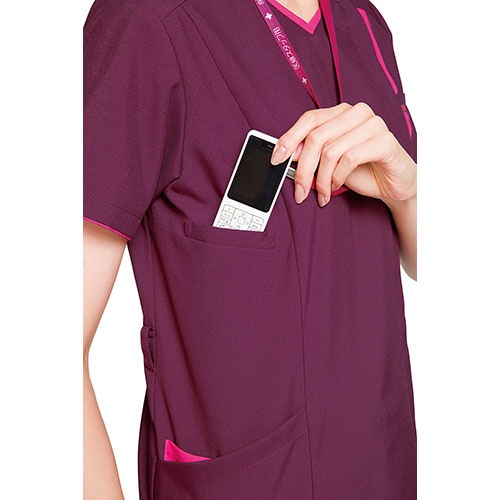 ZiPSCRUB レディスジップスクラブ 白衣 医療 7023SC FOLK フォーク レディース 女性用 半袖 医者 看護師 ナース ナース服 研修医 医療用 人気 制服 ユニフォーム ファスナー 速乾 病院 介護 可愛い かわいい おしゃれ 動きやすい