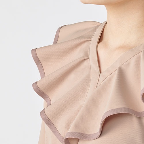 チュニック 白衣 医療用 看護師 ナース unite ユナイト チトセ チュニック（六分袖） FR-0002 かわいい クリニック エステ サロン おしゃれ かわいい医療 制服 ユニフォーム 病院