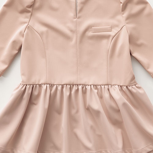 チュニック 白衣 医療用 看護師 ナース unite ユナイト チトセ ペプラムトップス（六分袖） FR-0003 かわいい クリニック エステ サロン おしゃれ かわいい医療 制服 ユニフォーム 病院