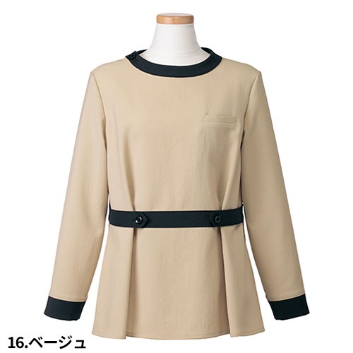 シャツ ブラウス 事務服 医療事務 制服 ユニフォーム YAGI ヤギ プルオーバーブラウス U8320 おしゃれ かわいい 病院受付 クリニック オフィス ビジネス オフィスカジュアル