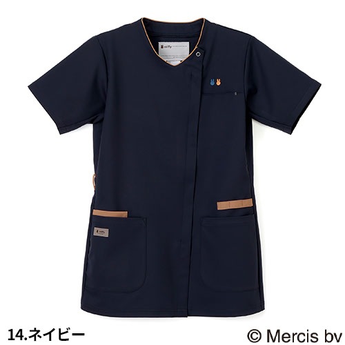 スクラブ 白衣 メンズ レディース 男女兼用 ユニセックス ナガイレーベン 男女兼用スクラブ MFC-5862、MFD-5867 医療 制服 ユニフォーム 医者 医師 看護師 ナース 病院 おしゃれ かわいい 可愛い かっこいい医療用 前開き ファスナー クリニック