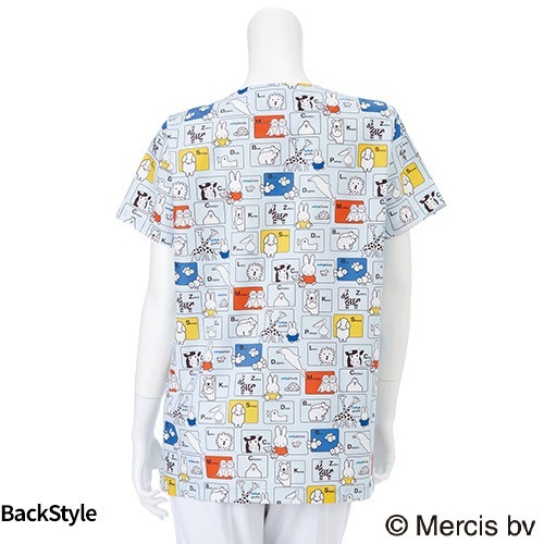 スクラブ 白衣 医療 半袖 MFS-5852 ナガイレーベン Naway 男女兼用