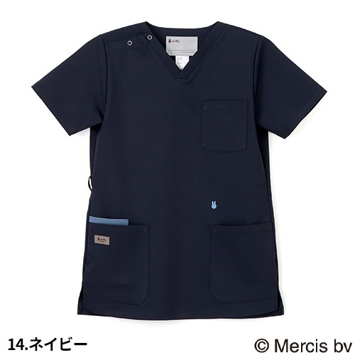 スクラブ 白衣 メンズ レディース 男女兼用 ユニセックス ナガイレーベン 男女兼用スクラブ MFC-5817 医療 制服 ユニフォーム 医者 医師 看護師 ナース 病院 おしゃれ かわいい 可愛い かっこいい医療用 かぶりタイプ プルオーバー クリニック