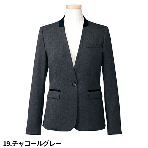 ジャケット 事務服 医療事務 制服 ユニフォーム YAGI ヤギ ジャケット U2221 おしゃれ かわいい 病院受付 クリニック オフィス ビジネス