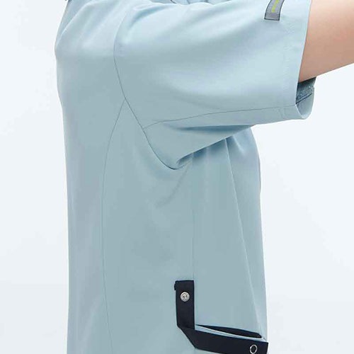 スクラブ 白衣 メンズ レディース 男女兼用 ユニセックス ナガイレーベン 男女兼用スクラブ AY-5532、AW-5537 医療 制服 ユニフォーム 医者 医師 看護師 ナース 病院 おしゃれ かわいい 可愛い かっこいい医療用 前開き ファスナー クリニック