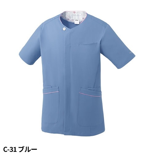 ミッシェルクラン スクラブ 男性 メンズ ファスナースクラブストレッチ/制電/消臭/工業洗濯対応 MK0003 C-5 ネイビー 3L ミッシェル・クラン ファスナースクラブ[男性用](31-MK0003) | チトセ