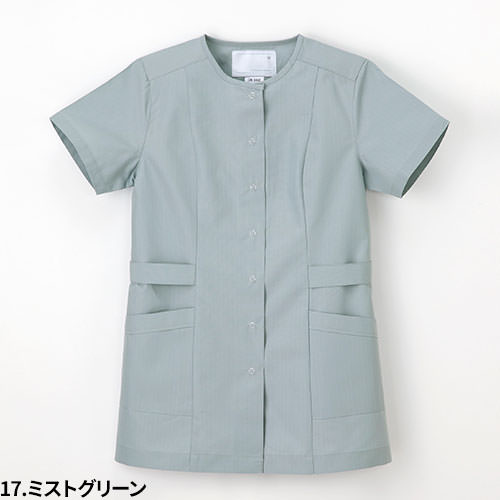 女チュニック 白衣 半袖 OR-8402 レディース 女性用 ナガイ