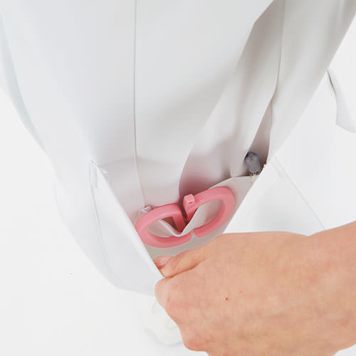 ジャケット 白衣 ケーシー 72-1246・1248 医療 襟なし 住商モンブラン メンズ 男性用 半袖 医師 医者 看護師 ナース 医学生 医療用 病院 作業療法 人気 上衣 医務衣 診察衣 ポケット 吸汗 かっこいい おしゃれ