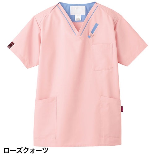 スクラブ 白衣 医療 PANTONE パントン ユニセックス 男女兼用 半袖 7042SC FOLK 医者 看護師 ナース ナース服 研修医 医療用 人気 制服 ユニフォーム ポケット 多い 病院 小児科 介護 可愛い かわいい かっこいい おしゃれ 動きやすい