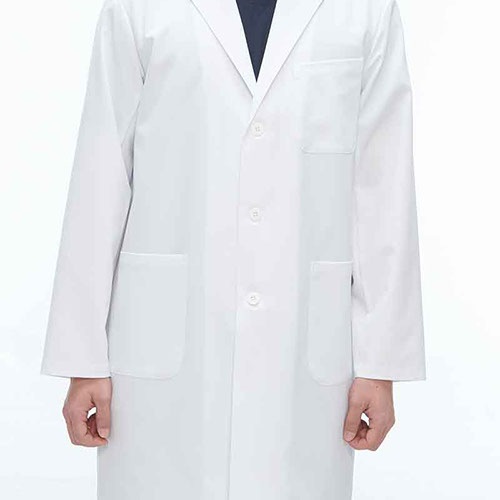ドクターコート 白衣 メンズ 男性用 ナガイレーベン 男子シングル診察衣 JY-3400 医師 薬剤師 医療 制服 ユニフォーム 病院 おしゃれ かっこいい プロ仕様診察衣 実習衣 クリニック