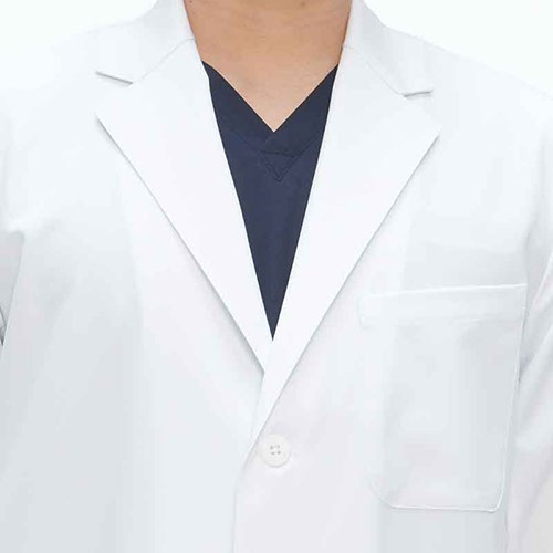 ドクターコート 白衣 メンズ 男性用 ナガイレーベン 男子シングル診察衣 JY-3400 医師 薬剤師 医療 制服 ユニフォーム 病院 おしゃれ かっこいい プロ仕様診察衣 実習衣 クリニック