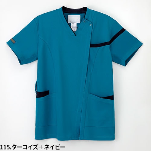 スクラブ 白衣 医療 RF-5162 LX-4162 ナガイレーベン Naway ユニセックス 男女兼用 半袖 医者 看護師 ナース ナース服 研修医 医療 人気 手術衣 前開き ポケット 涼しい 制服 ユニフォーム 病院 介護 可愛い かわいい かっこいい おしゃれ