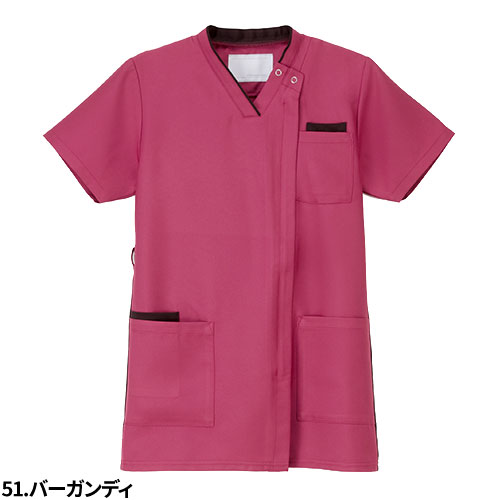 ワコール　ナース服　上下セット　L バーガンディ ワコール ナース服 上下セット L バーガンディ - メルカリ