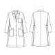 ドクターコート 白衣 レディース 女性用 ナガイレーベン マタニティドクターコート JY-3415 医師 薬剤師 医療 制服 ユニフォーム 病院 おしゃれ かわいい プロ仕様診察衣 実習衣 クリニック
