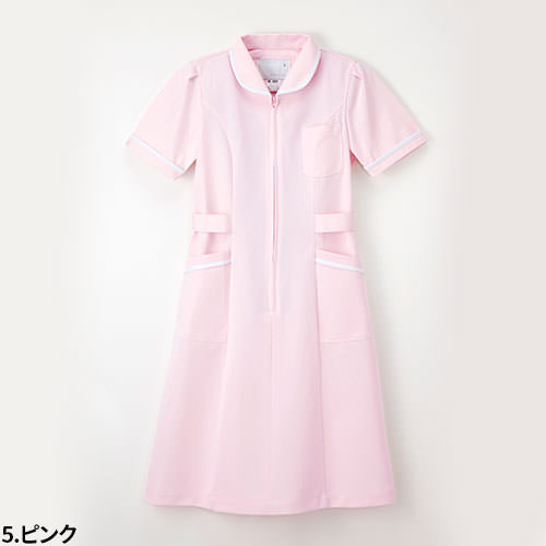 ワンピース 白衣 ナース服 MI-4637 ナガイレーベン Naway 半袖 医療用