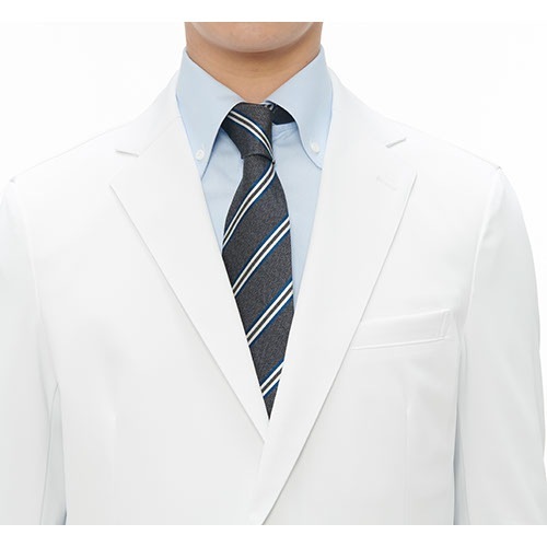 MP メンズ ドクター ジャケット ドクターコート 白衣 男性 男性用 ナガイレーベン MPW-3950 医者 医師 薬剤師 研修 研修医 診察衣 制服 ユニフォーム テーラード 病院 研究 おしゃれ かっこいい 動きやすい