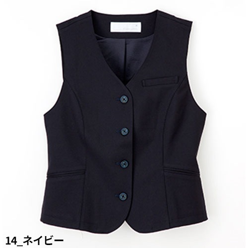 ベスト 事務服 医療事務 制服 ユニフォーム ナガイレーベン 女子べスト OA-6010 おしゃれ かわいい 病院受付 クリニック オフィス ビジネス