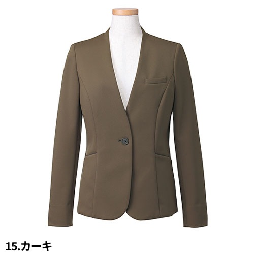 ジャケット 事務服 医療事務 制服 ユニフォーム YAGI ヤギ リラクシージャケット U2223 おしゃれ かわいい 病院受付 クリニック オフィス ビジネス