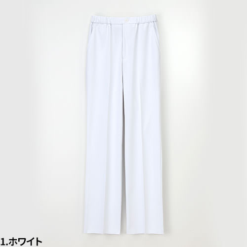 パンツ LX-4013 白衣 ズボン ナガイレーベン ユニセックス 男女兼用 白パンツ 白ズボン 医療 介護 人気 制服 ユニフォーム 医師 医者 看護師 ナース ファスナー ウエストゴム 病院 おしゃれ かわいい 可愛い かっこいい