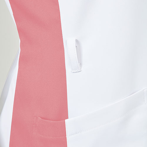 ジャケット ケーシー UQW1035N 医療 白衣 レディース 女性用 ルコックスポルティフ ナースウェア 半袖 医療用 病院 病院実習 看護師 ナース 医者 医師 吸汗速乾 快適 帯電防止 制菌 スタンドカラー おしゃれ かわいい 可愛い