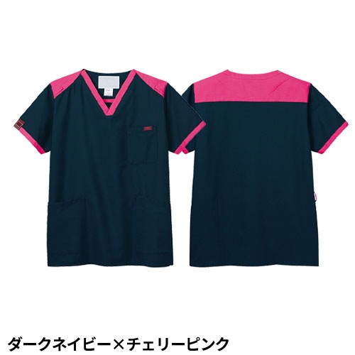 7054SC スクラブ 半袖 白衣 PANTONE 歯科 クリニック 整骨院 病院  