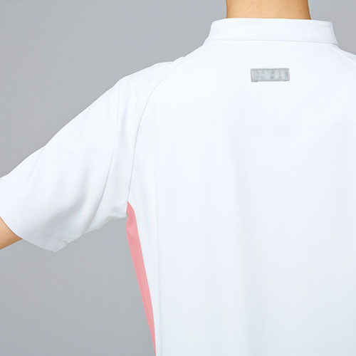 バイカラー ジャケット UQW1034N 医療 白衣 レディース 女性用 ルコックスポルティフ ナースウェア 半袖 医療用 病院 クリニック 看護師 ナース 医者 医師 帯電防止 制菌 吸汗 速乾 SEK おしゃれ かわいい 可愛い