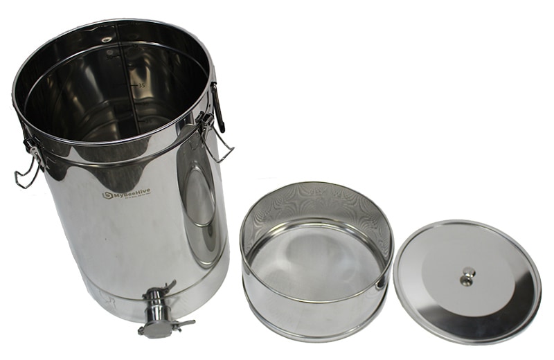 ステンレスタンク36L（こしアミ付き）の通販 | 採蜜用品,はちみつ瓶詰