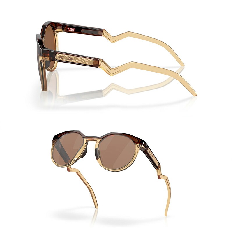 オークリー サングラス OAKLEY HSTN OO9242A-0752 Dark Amber/Light Curry / Prizm Tungsten Low Bridge Fit ハウストン [日本正規品]