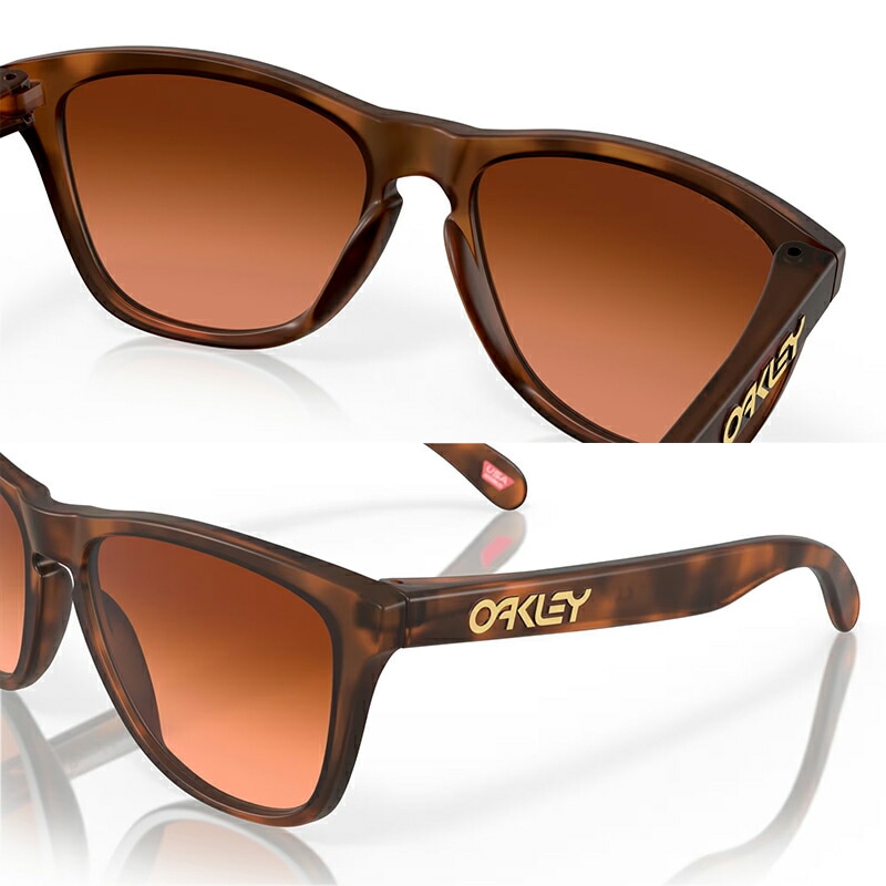 オークリー サングラス OAKLEY FROGSKINS OO9245-D154 Matte Brown Tortoise / Prizm Brown Gradient Low Bridge Fit フロッグスキン [日本正規品]
