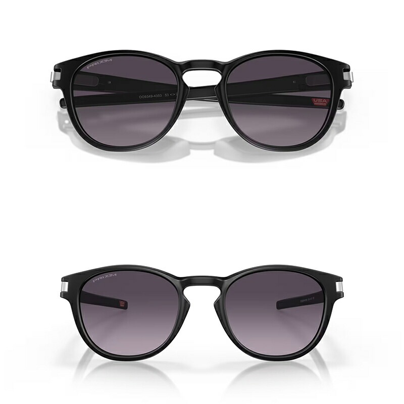 ※完売※オークリー サングラス OAKLEY LATCH OO9349-4353 Matte Black / Prizm Grey Gradient Low Bridge Fit ラッチ [日本正規品]