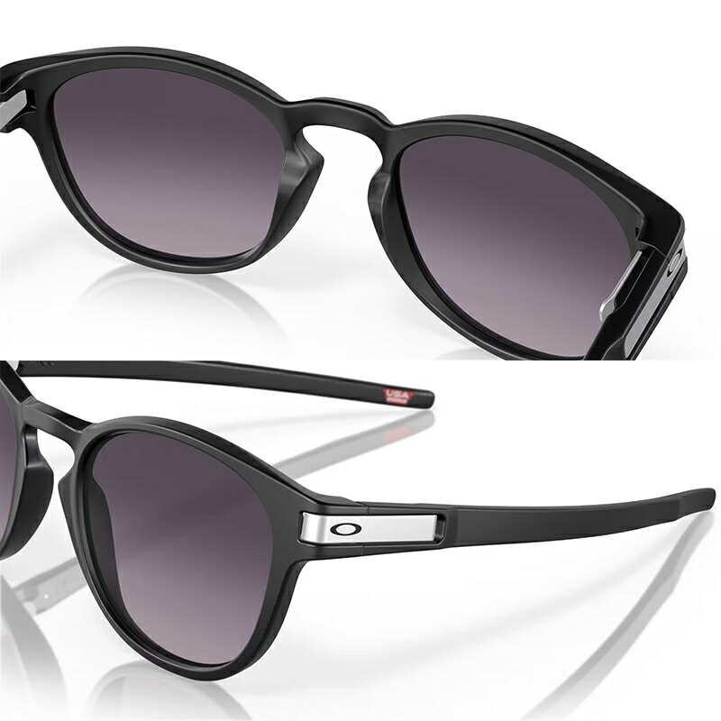 ※完売※オークリー サングラス OAKLEY LATCH OO9349-4353 Matte Black / Prizm Grey Gradient Low Bridge Fit ラッチ [日本正規品]