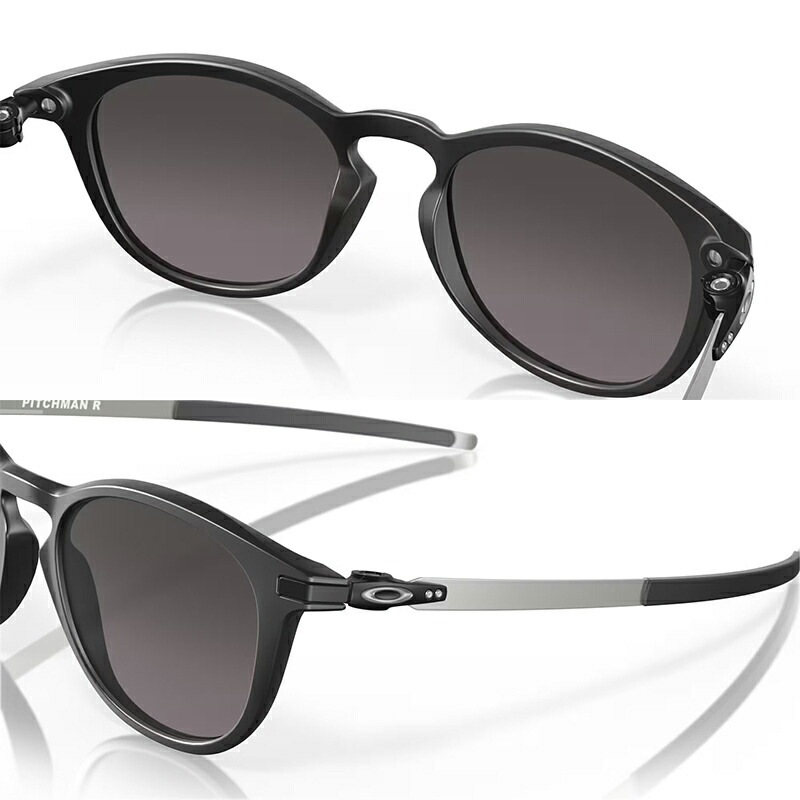 オークリー サングラス OAKLEY PITCHMAN R OO9439-1450 Satin Black / Prizm Grey Gradient High Bridge Fit ピッチマンアール [日本正規品]
