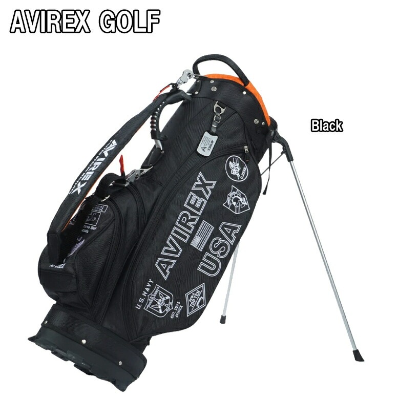 AVIREX GOLF キャディーバッグ（セルフスタンド付き） アヴィレックス