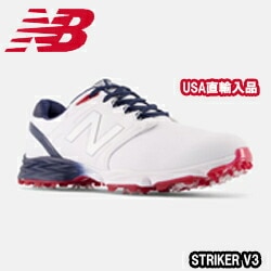 【在庫あり！！】NEW BALANCE ニューバランス ゴルフシューズStriker V3 ストライカー V3メンズ ソフトスパイク ゴルフシューズ  ２E 4E (NBG2007)US直輸入品