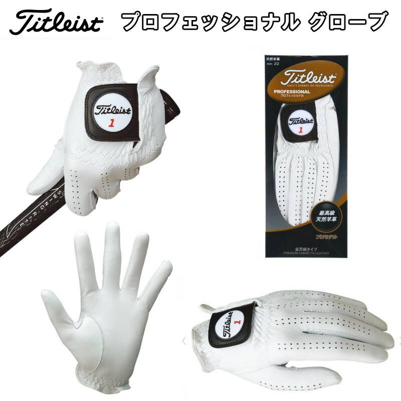 タイトリスト プロフェッショナル ゴルフグローブ Titleist Golf Glove TG77 日本正規品