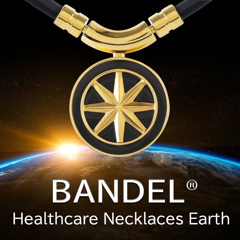 BANDEL 磁気ネックレス Earth Black×Gold <br>バンデル ネックレス 医療機器 メンズ レディース 肩こり 肩こり解消 冷え解消 プレゼント ギフト