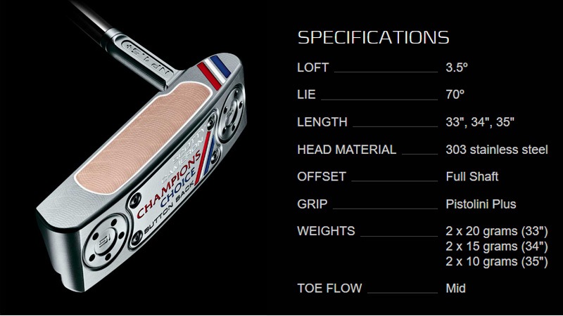 スコッティキャメロン チャンピオンズ チョイス ニューポート1.5 プラス パター 23年限定モデル Scotty Cameron Champions Choice NP1.5 Plus USA直輸入品