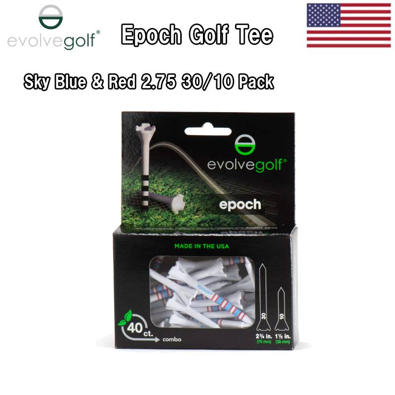 エボルブゴルフ　エポックティー　Evolve Golf Epoch Tee　40本入り（70mmｘ30、38mmｘ10）