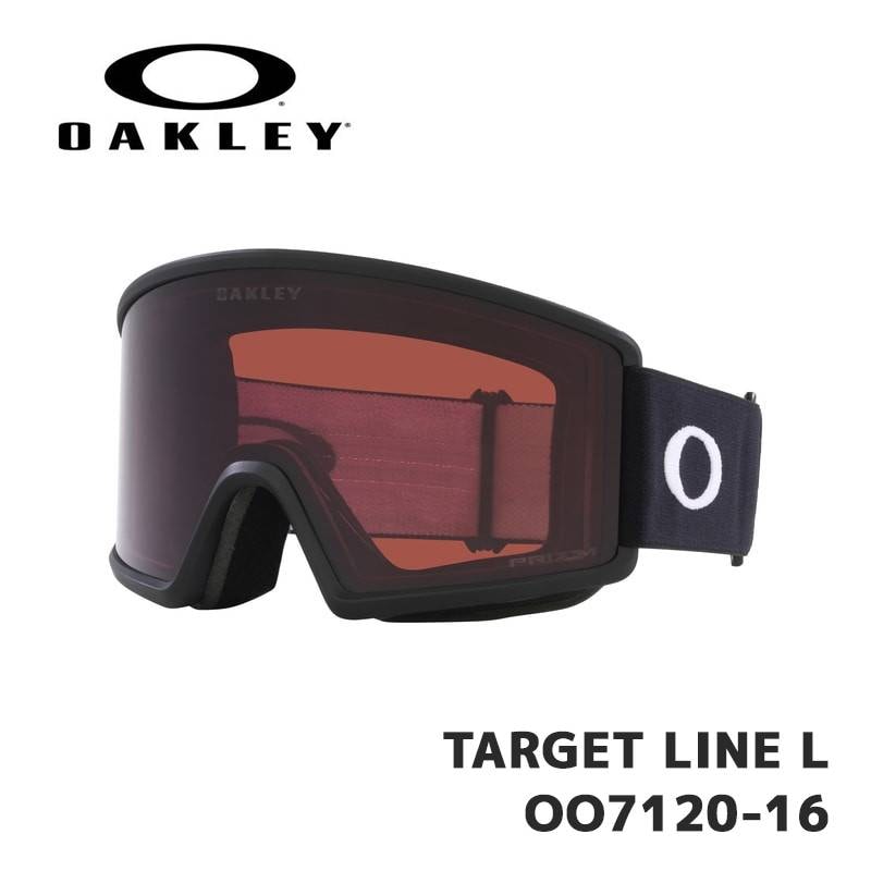 【在庫有り！即納】オークリー ゴーグル OAKLEY TARGET LINE L OO7120-16 Matte Black / Prizm Dark Grey ユニバーサルフィット ターゲットライン