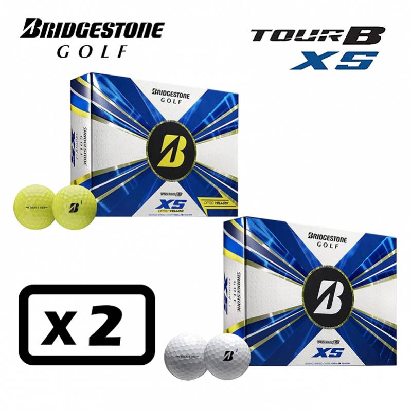 BRIDGESTONE TOUR B XS 2022 ゴルフボール ブリヂストン ツアーBXS 2ダースセット(12個入り×2) USA直輸入品
